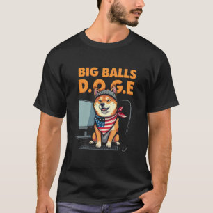 Camiseta Departamento de Cães para a Eficiência do governo