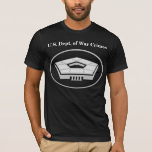 Camiseta - Departamento de Crimes de Guerra dos EU