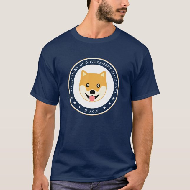 Camiseta Departamento de Eficiência do Governo - D.O.G.E. (Frente)