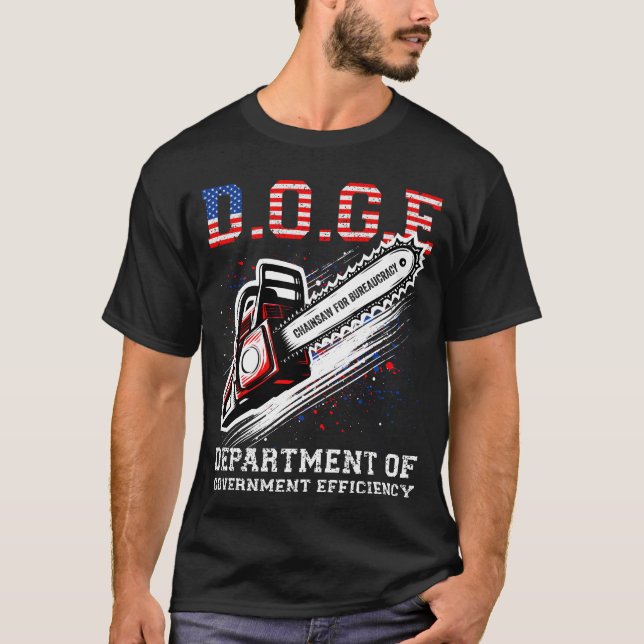 Camiseta Departamento De Eficiência Do Governo DOGE (Frente)