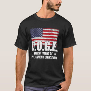 Camiseta Departamento de Eficiência do Governo DOGE D.O.G.E