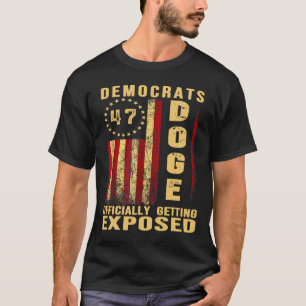 Camiseta Departamento De Eficiência Do Governo Trump Doge P