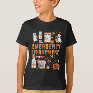 Camiseta Departamento De Emergência Engraçado Enfermeira Ha