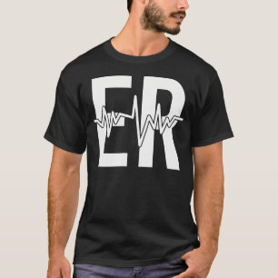 Camiseta Departamento De Emergência Er Enfermeira Frente De