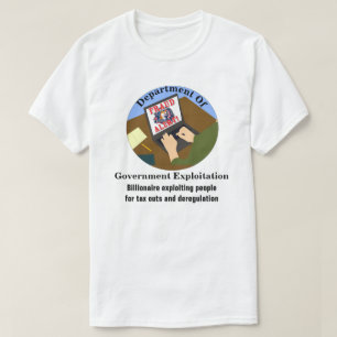 Camiseta Departamento De Exploração De Governos