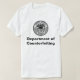 Camiseta Departamento de falsificar (Frente do Design)