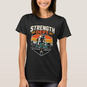 Camiseta Departamento de Força Feminina Disciplina Embutida