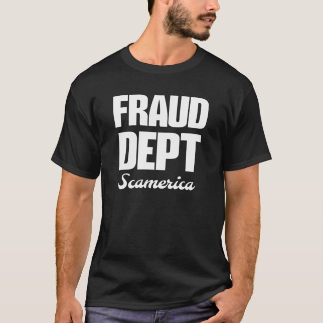 Camiseta Departamento de Fraude (Frente)