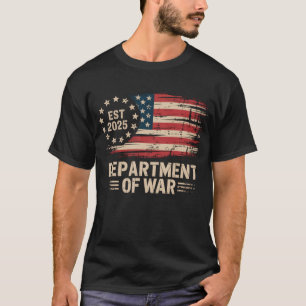 Camiseta Departamento De Guerra Estabelecido 2025