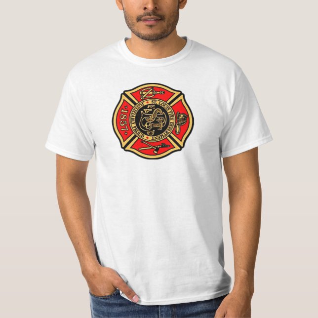 CAMISETA DEPARTAMENTO DE INCÊNDIO DE LOUIS (Frente)