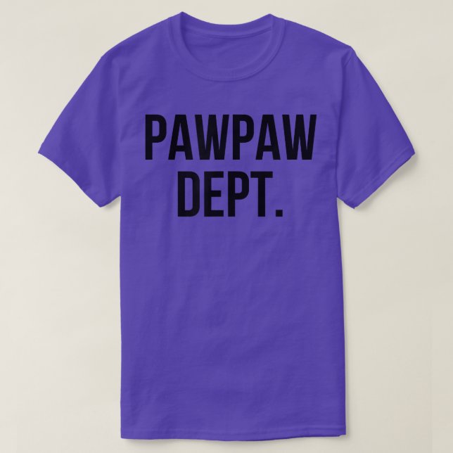 Camiseta Departamento de PawPaw (Frente do Design)
