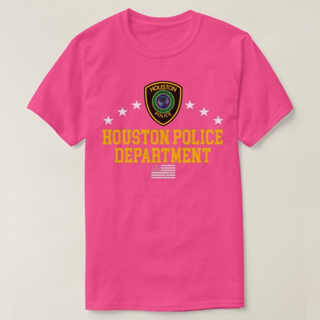 Camiseta Departamento de Polícia de Houston (Frente do Design)