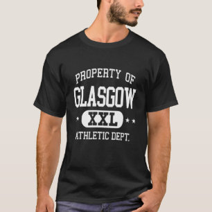 Camiseta Departamento de Propriedade Retro Atlética Glasgow