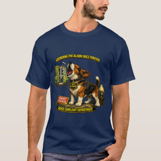 Camiseta Departamento de Reclamações de Ruído Beagle Cão En