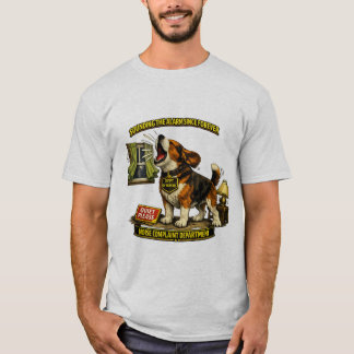 Camiseta Departamento de Reclamações de Ruído do Beagle | U