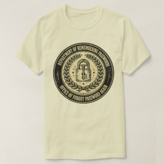 Camiseta Departamento de Senhas Perdidas Suporte Técnico de