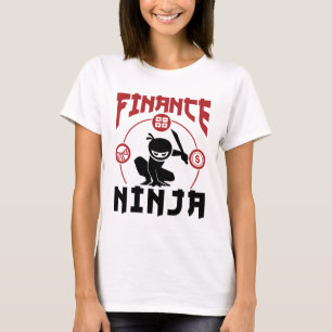 Camiseta Departamento Ninja de Finanças Apreciação