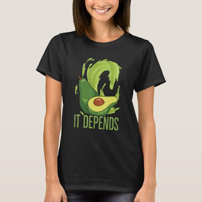 Camiseta Depende Da Citação De Um Nutricionista (Frente)