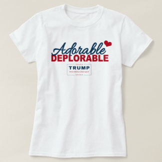 Camiseta Deplorável adorável