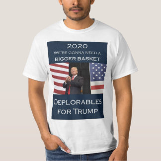 Camiseta Deplorável para Trump 2020