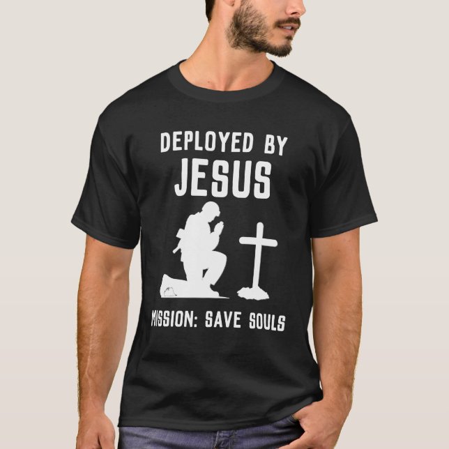 Camiseta Deployed By Jesus T-Shirt (Frente)