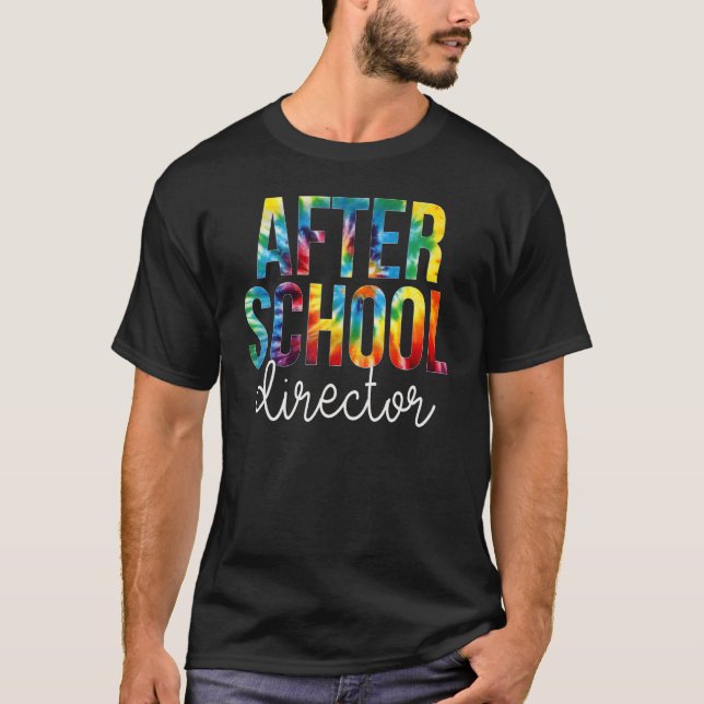 Camiseta Depois Da Diretora Escolar Tie Dye Apreciação De V (Frente)