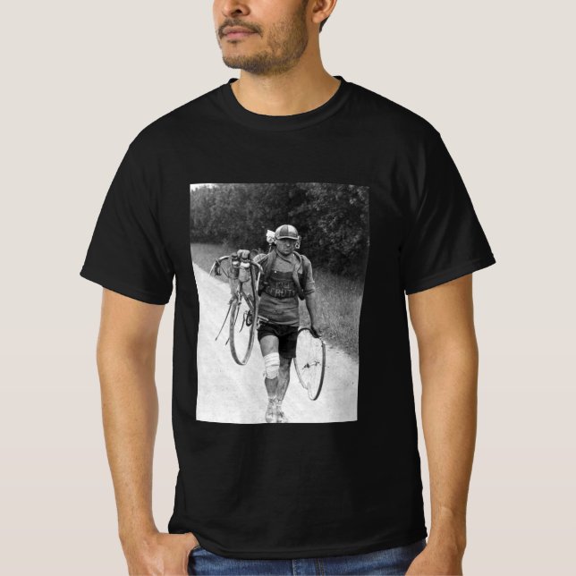 Camiseta Depois da Queda Giusto Cerutti 1928 Tour de França (Frente)