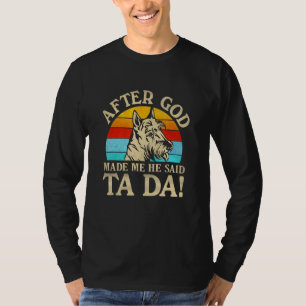 Camiseta Depois De Deus Me Fez Ele Disse Que Era Da Scottis