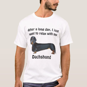 Camiseta Depois de um longo dia... Dachshund