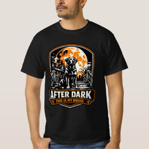 Camiseta Depois do Anoitecer Esta é Minha Casa Labrador Hal