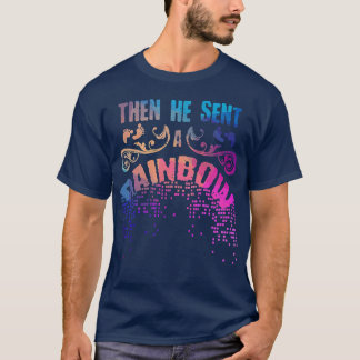 Camiseta Depois Enviou Um Arco-Íris Epecente Gravidez Mãe