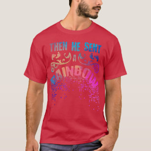 Camiseta Depois Enviou Um Arco-Íris - Esperança De Mãe Gráv