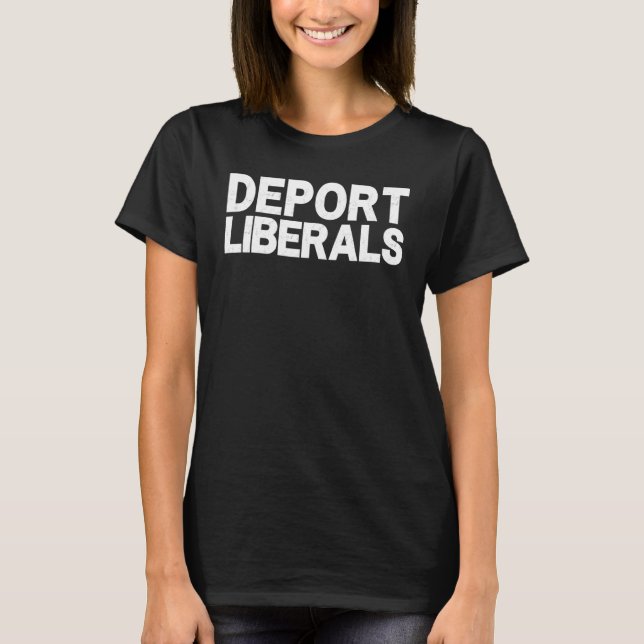 Camiseta Deport Liberals Anti-Liberal Pro Conser Republican (Frente)