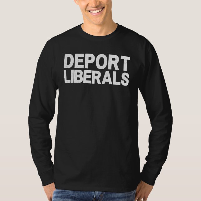 Camiseta Deport Liberals Anti-Liberal Pro Conser Republican (Frente)