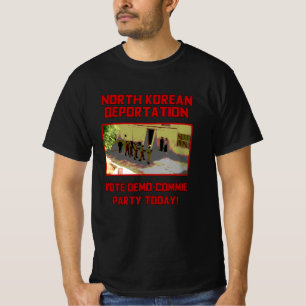 Camiseta Deportação da Coreia do Norte ・
