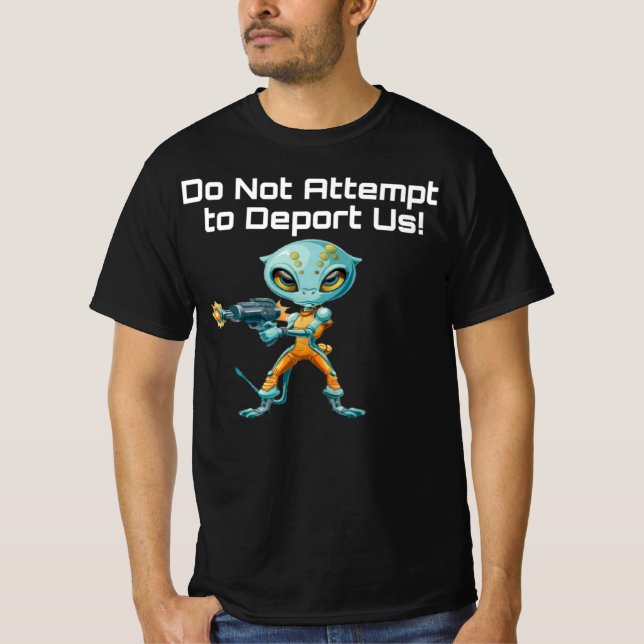 Camiseta Deportando Aliens T-Shirt (Frente)