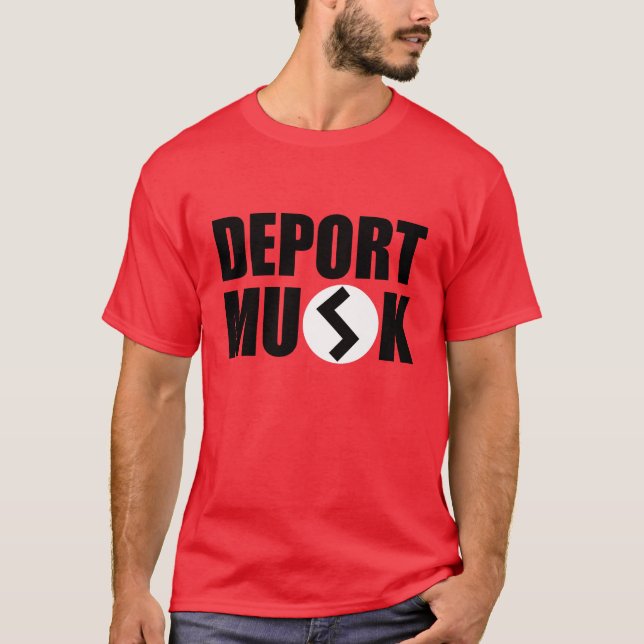 Camiseta Deportar Camisa-T de Musk Men (Frente)
