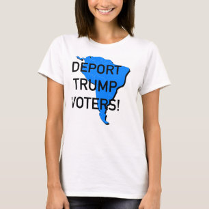 Camiseta Deportem os eleitores do Trump!