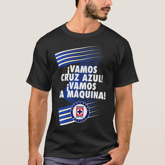 Camiseta Deportivo Cruz Azul  Azules gift  (Frente)