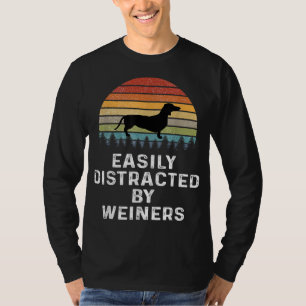 Camiseta Depositado Facilmente Pelos Weiners Weiner Dog Owt