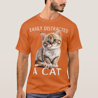 Camiseta Depositado facilmente por gatos 4