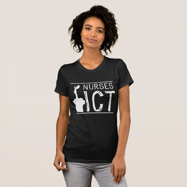 Camiseta Depositário de NursesICT (branco) (Frente Completa)