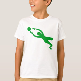 Camiseta Depositário do objetivo - verde de grama