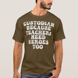 Camiseta Depositário porque os professores precisam de heró