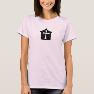 Camiseta Depositários T cor-de-rosa
