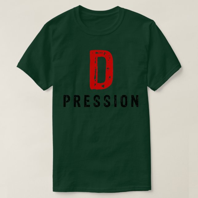 Camiseta Depressão 4 (Frente do Design)