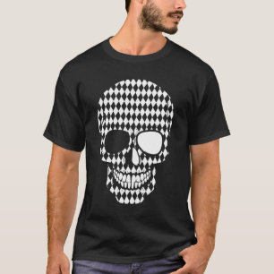 Camiseta Depressão da Perturbação Mental Suporte a Crân