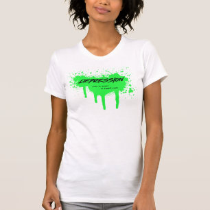 Camiseta "Depressão: É assim que se parece" - Mulheres