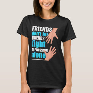 Camiseta Depressão Homens Mulheres Prevenção Suicí
