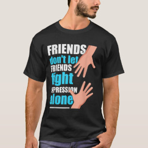 Camiseta Depressão Homens Mulheres Prevenção Suicí